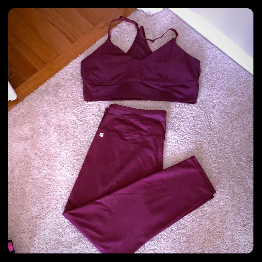 Fabletics bra and pants XXL